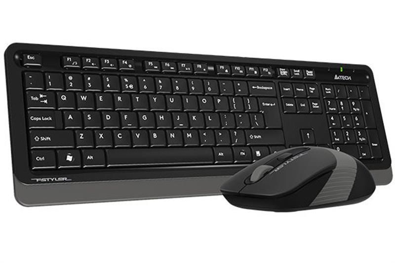 Комплект (клавіатура, мишка) бездротовий A4Tech FG1010S Black/Grey FG1010S (Grey) фото