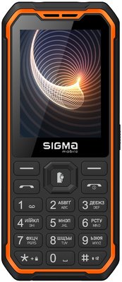 Мобiльний телефон Sigma mobile X-style 310 Force Type-C Dual Sim Black-Orange X-style 310 Force TYPE-C BLK-O фото