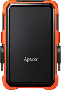 Зовнішній жорсткий диск 2.5" USB 1.0TB Apacer AC630 Black/Orange (AP1TBAC630T-1) AP1TBAC630T-1 фото