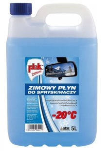 Рідина для склоочисника ZIMOWY PLYN 5л -20°C (омивач) PLAK ATAS 053521 фото