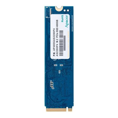 Накопичувач SSD 480GB Apacer AS2280P4 M.2 2280 PCIe 3.0 x4 3D TLC (AP480GAS2280P4-1) AP480GAS2280P4-1 фото