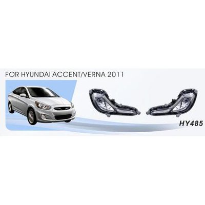 Фари дод. модель Hyundai Accent/Verna 2010-15/HY-485W/881-12V27W/ел.проводка (HY-485W) HY-485W фото