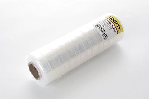 Стретч плівка 250мм, 0,8кг (20мкм) прозора, втулка 200г UNIFIX SP-25008W фото товару