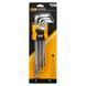 Haбіp Г-oбp. ключів шестиграних JCB Tools 1,5 мм - 10 мм подовжені 9 шт з кулею JCB-5093XLB JCB-5093XLB фото 1