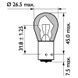 Автолампа Philips H1 24V 70W P14,5S / MASTERDUTY 13496MLCP фото 1