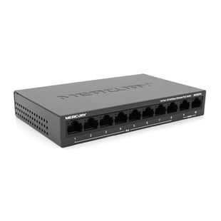 Комутатор POE Mercury MS10CPS з 8 портами POE + 2 порти UP-Link 100Мбіт, БП у комплекті, Q18 MS10CPS фото