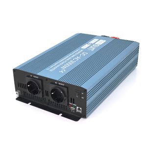 Інвертор напруги Mexxsun MXS-3000, 24V/220V, 3000W з правільною синусоїдою, 2 Shuko, клемні дроти, Q2 MXS-3000-24M фото