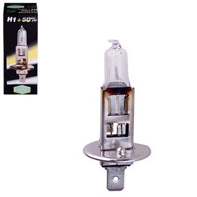 Лампа автомобільна Галогенна лампа для фари Trifa H1 12V 55W Xenon +50% (51650) 51650 фото