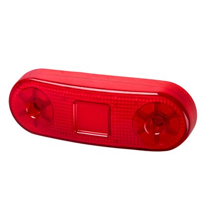 Повторювач габариту (овал) 21 LED NEON 12/24V червоний (KOD 34-red) KOD 34-red фото