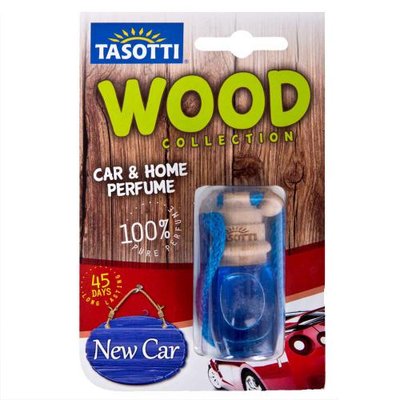 Ароматизатор пробковий на дзеркало Tasotti/серія "Wood" New Car 7мл (110411) 110411 фото