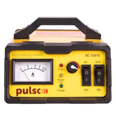 Зарядное устр-во PULSO BC-12610 6&12V/0-10A/5-120AHR/LED-Ампер./Импульсное (BC-12610) BC-12610 фото