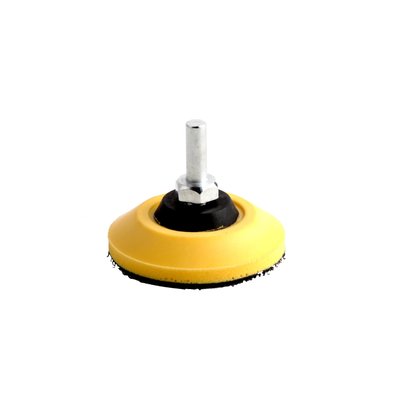 Круг для полірування BRAYT на дриль на липучці жовтий 50 мм 144900 фото