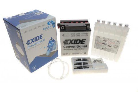 Акумулятор 12Ah-12v Exide (EB12A-A) (134х80х160) L, EN165 EB12A-A фото товару