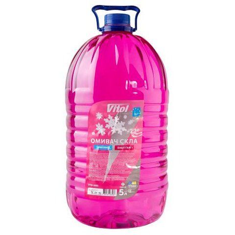 Омивач скла зимовий VITOL "-22" Бабл Гам 5л VTW- 2053 фото товару