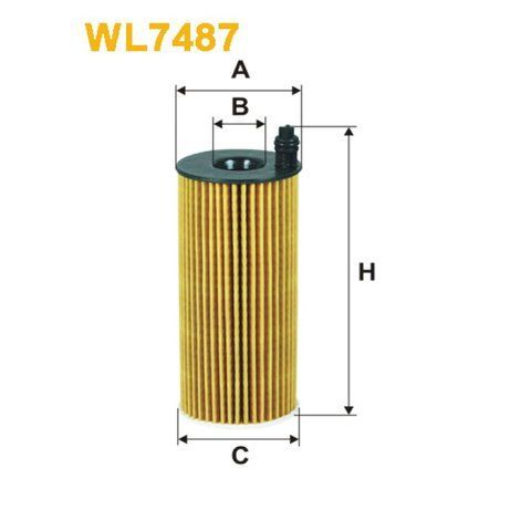 Фільтр оливи BMW 1 (F20/F21), 2 (F22), 3 (E90/E91/E92/E93), 3 (F30/31), 3 GT (F34), 4 Wix Filters (WL7487) WL7487 фото товару