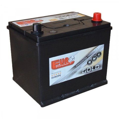 Аккумулятор 75Ah EUROKRAFT GOLD ASIA D26 (-/+) EN720 СТ-00147620 фото товара