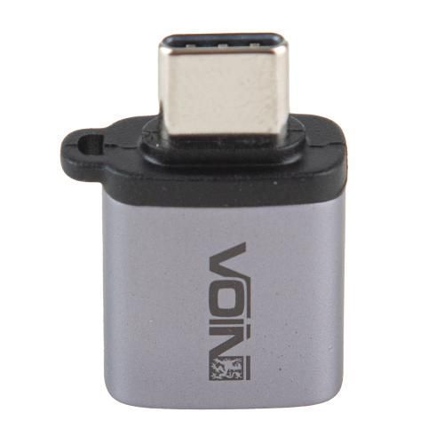 Адаптер OTG VOIN USB 3.0 в Type C Grey (VP-6106) VP-6106 фото товару