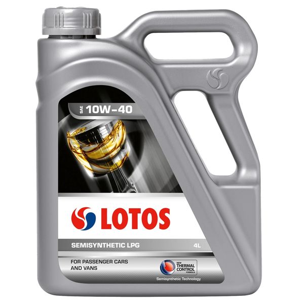 Олива моторна LOTOS Semisynthetic LPG SL 10W-40 4 л (WF-K402Z70-0H0) WF-K405M30-0H0 фото