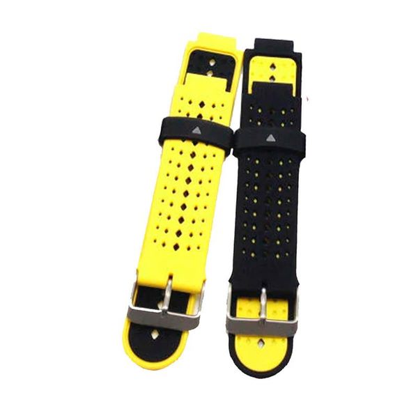 Ремінець для Garmin Universal 16 2Colors Silicone Band Yellow/Black (U16-2CLR-YLBK) U16-2CLR-YLBK фото