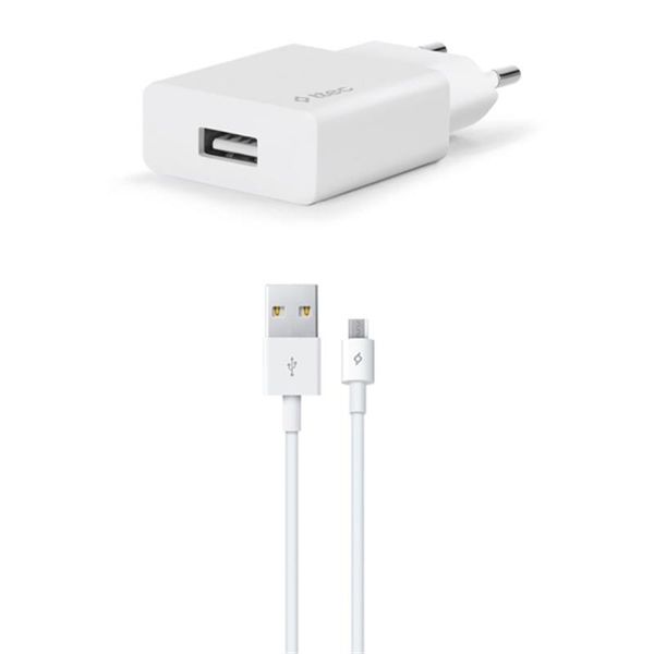 Мережевий зарядний пристрій Ttec SmartCharger USB 2А White (2SCS20MB) + кабель microUSB 2SCS20MB фото