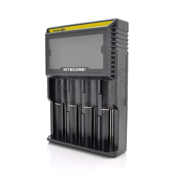 Зарядний пристрій універсальний Nitecore Digicharger D4, 4 канали, LCD дисплей, підтримує Li-ion, Ni-MH і Ni-Cd AA (R6), ААA (R03), AAAA, С (R14) NITD4LCD4 фото