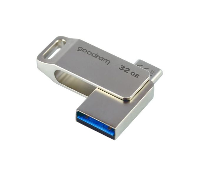 Флеш-накопичувач USB3.0 32GB OTG Type-C GOODRAM ODA3 Silver (ODA3-0320S0R11) ODA3-0320S0R11 фото