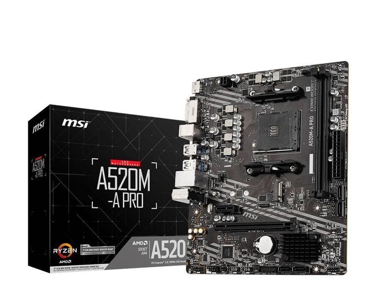 Материнська плата MSI A520M-A Pro Socket AM4 A520M-A Pro фото