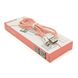 Кабель iKAKU KSC-723 GAOFEI smart charging cable for micro, Pink, довжина 1м, 2.4A, BOX KSC-723-MP фото 1