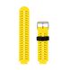 Ремінець для Garmin Universal 16 2Colors Silicone Band Yellow/Black (U16-2CLR-YLBK) U16-2CLR-YLBK фото 1