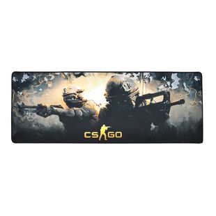 Килимок 300 * 800 тканинної CS Two Fighter з бічної прошивкою, товщина 3 мм, колір Black / Red, Пакет YT-MCSTwF/B38 фото