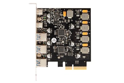 Плата розширення Frime PCI-E to USB3.2 Gen2 TYPE-A+C (3+2 порти) ASM3142+VL820 (ECF-PCIEtoUSB012) ECF-PCIEtoUSB012 фото