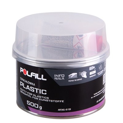 Polfill Шпатлівка по пластику Polfill з зат. 0,5kg (43129) 43129 фото