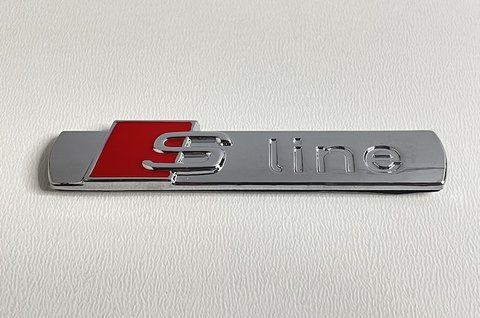 Эмблема надпись S-line на Audi 71x10mm au002 фото товара