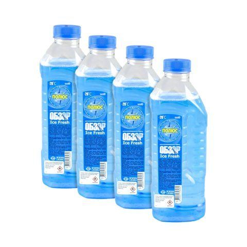 Омивач скла зимовий ПОЛЮС Ice Fresh -20 &deg;С 4 шт х 1 л (120041) 755031 фото товару