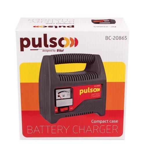 Зарядное устр-во PULSO BC-20865 12V/6A/20-80AHR/стрел.индик. (BC-20865) BC-20865 фото товара