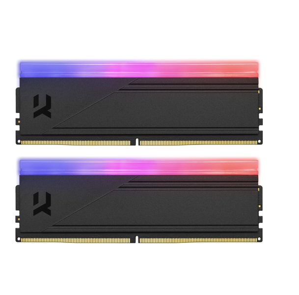 Модуль пам`ятi DDR5 2x32GB/6400 Goodram IRDM RGB Black (IRG-64D5L32/64GDC) IRG-64D5L32/64GDC фото