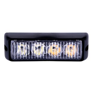 Повторювач габариту 4 LED 12V бiлий+жовтий (AG-ZWD-BSHK-4/W+Y) AG-ZWD-BSHK-4/W+Y фото