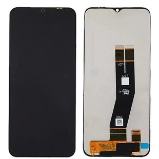 Дисплей Samsung SM-A145F/A146B Galaxy A14 4G/A14 5G 2023 у зборі з сенсором black service orig (широкий конектор) (A146B V0.4) (L26898) L26898 фото