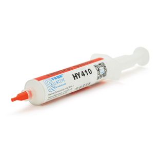 Паста термопровідна HY-410 30g, шприц, White,> 1,42W / m-K, 