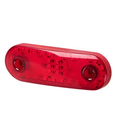 Повторювач габариту (овал) 33 LED 12/24V червоний (KOD 22-red) KOD 22-red фото