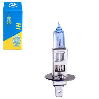 Лампа автомобільна Галогенна лампа для фари Trifa H1 12V 55W Xenon blue (61655) 61655 фото