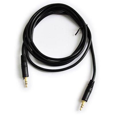 Аудіо-кабель Atcom 3.5 мм - 3.5 мм (M/M), 1.8 м, чорний (17435) пакет 17435 фото