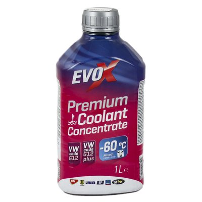 Рідина охолоджуюча MOL Evox Premium червона концентрат 1 л (19010052) 19010642 фото