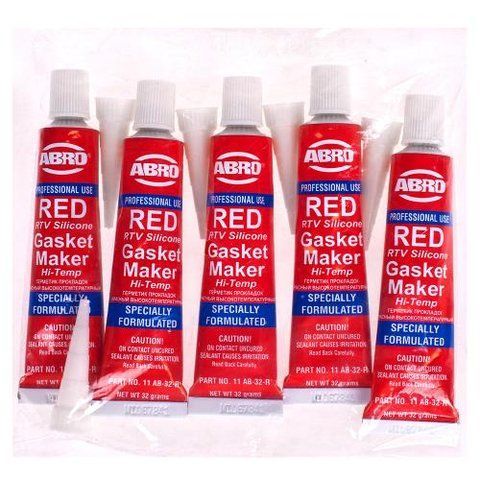 Герметик прокладки (AB 11) RED (32г) Китай мал ABRO (11-AB CH small) 11-AB CH small фото товару