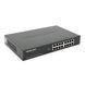 Комутатор POE Mercury SG116PS 14 портів POE 100Мбит + 2 порт Ethernet (UP-Link) 100 Мбіт, БП вбудований, кріплення в стійку, BOX (294 * 180 * 44) SG116PS фото 1