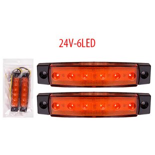 Ліхтар габаритний BL-64906YL 12-24V/6LED/96х20mm/2шт (BL-64906YL 12-24V) BL-64906YL 12-24V фото