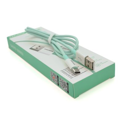 Кабель iKAKU KSC-723 GAOFEI smart charging cable for Type-C, Green, довжина 1м, 3.0A, BOX KSC-723-G-TC фото