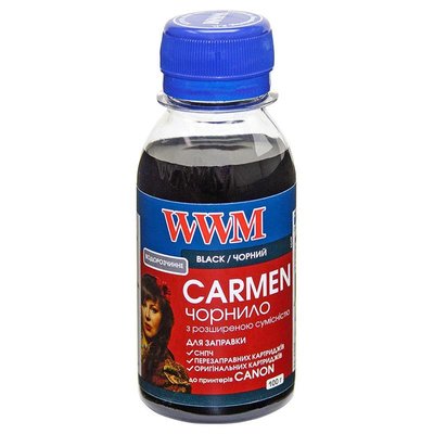 Чорнило WWM Canon Universal Carmen Black (CU/B-2) 100г CU/B-2 фото