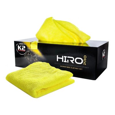 Набір серветок K2 Hiro Microfibre з мікрофібри для догляду за автомобілем 30 x 30 см 30 шт. (D5100) D5100 фото