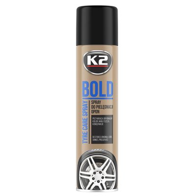 Поліроль для шин K2 Bold безбарвний аерозоль 600 мл (K1561) K20117 фото